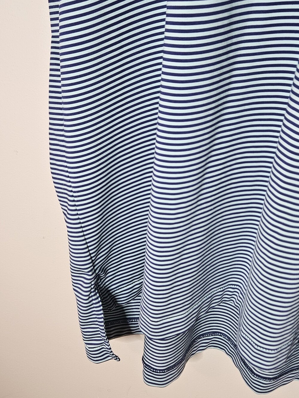 Peter Millar Summer Comfort Striped Polo Performance Fabric XL Men's - Picture 4 of 7